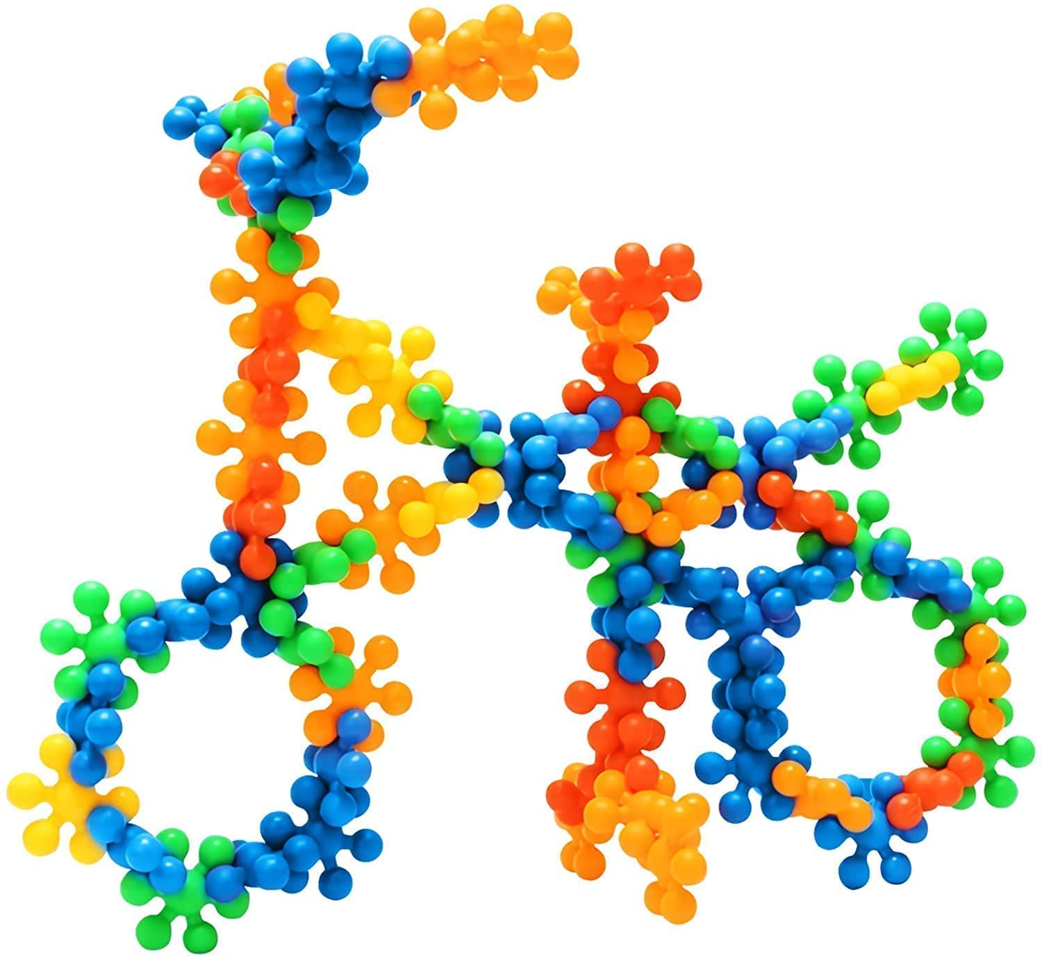 Colorful Star Building Blocks Toys for Kids Boys Girls Multicolor (300 Pcs)