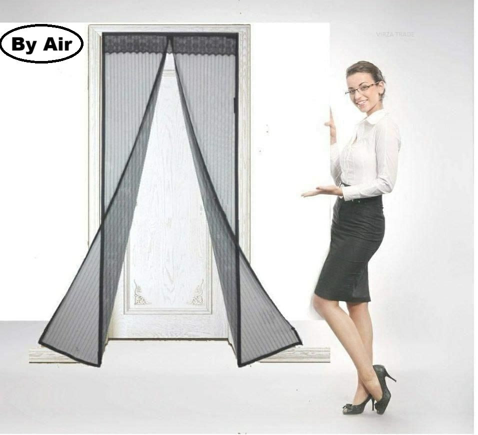 Mesh Screen Net Home Magnetic Foldable Anti Mosquito Door Curtains (By Air)