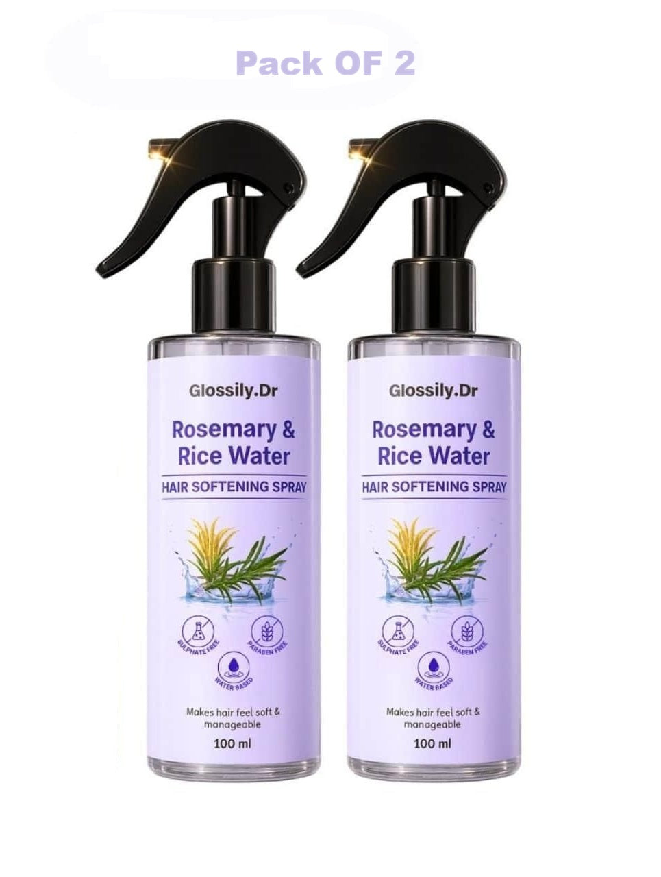 Rosemary & Rice Water 100 ml (Pack of 2)